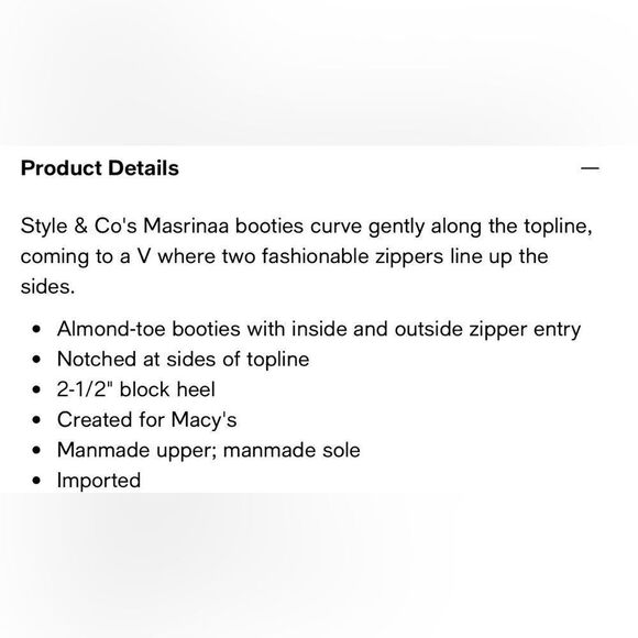 Style & Co Masrinaa Booties - Picture 9 of 9